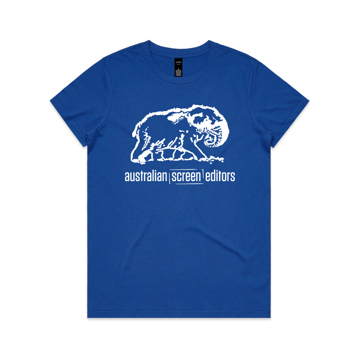 Picture of ASE Ladies Tee Centre Print - Royal Blue